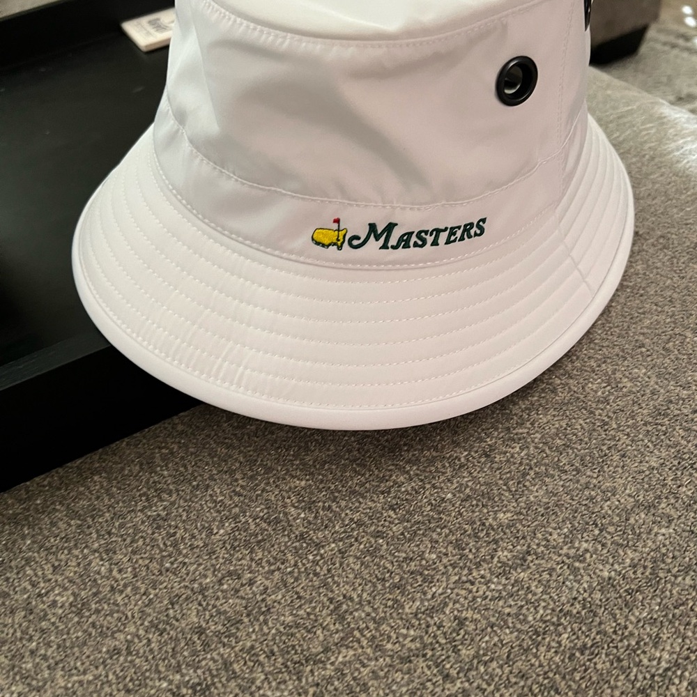 Masters Golf White Bucket Hat